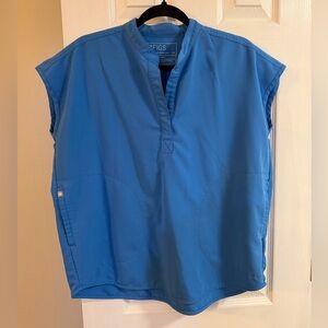 Figs — Capri Blue — Rafaela Scrub Top